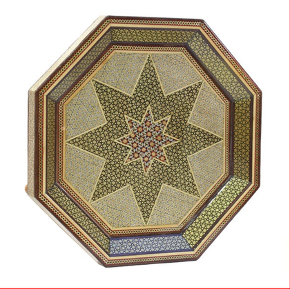 سینی خاتم هشت‌ضلعی